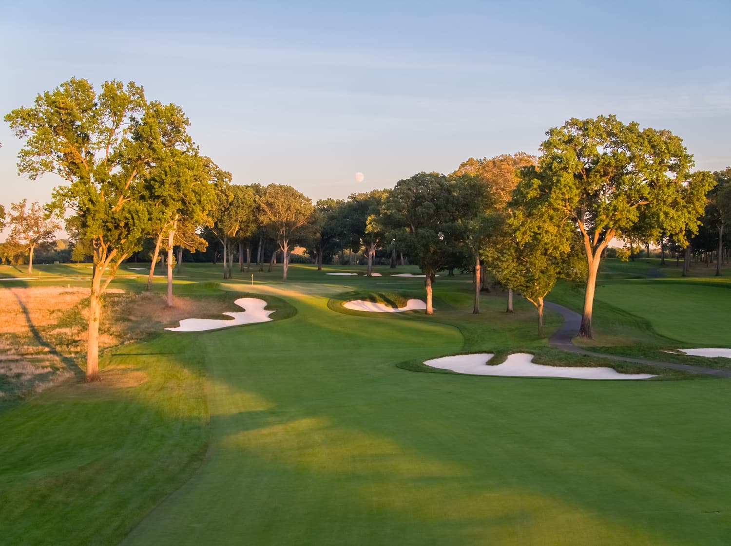 The Ridgewood Country Club championship course at dawn