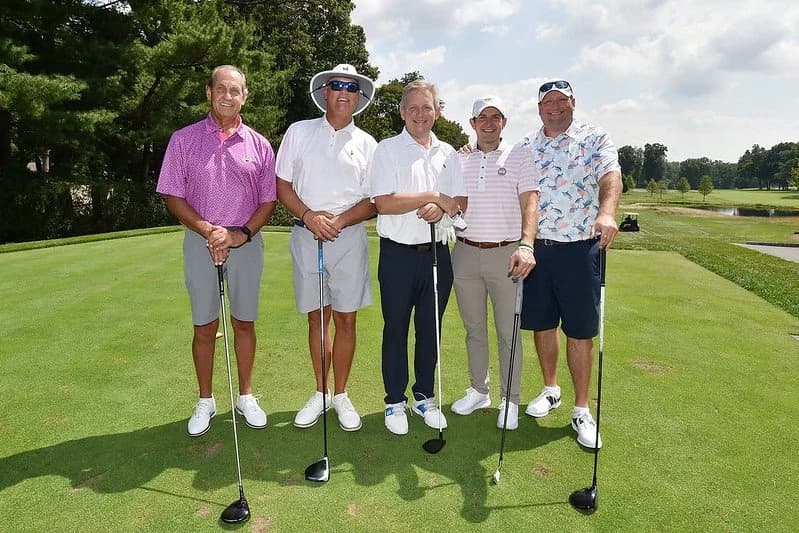 Golf Gives Pro-Am team on the course