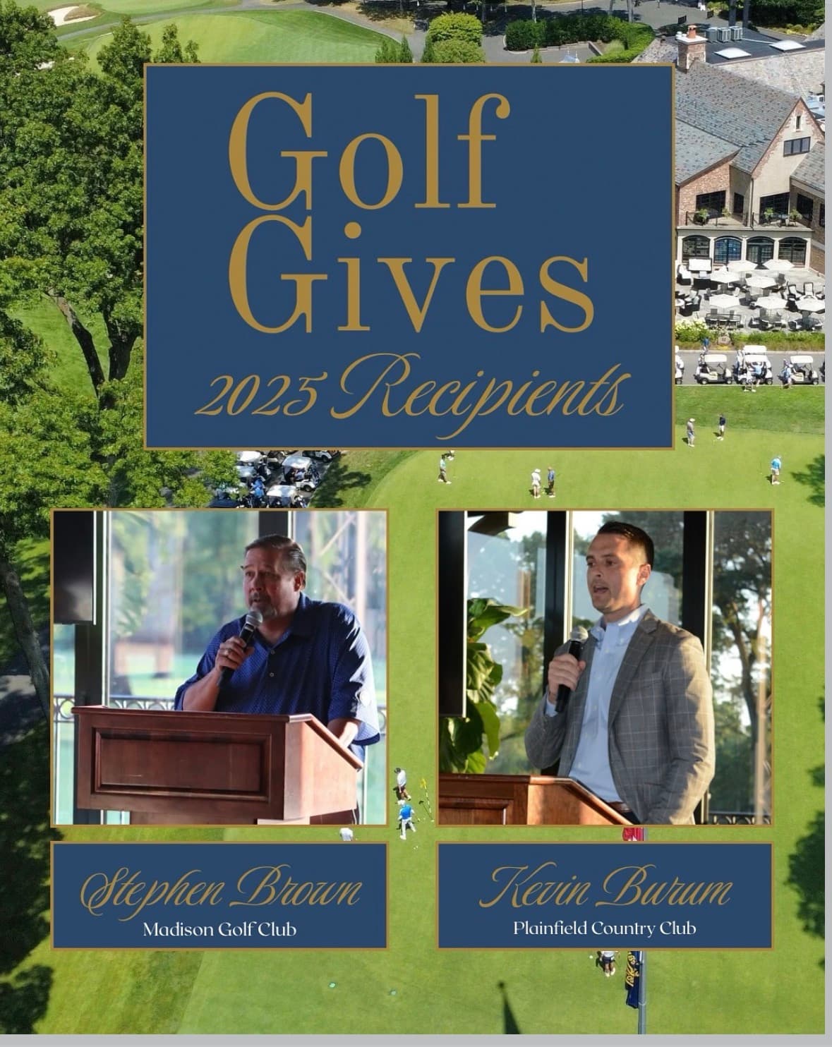 Golf Gives 2025 Recipients: Stephen Brown & Kevin Burum