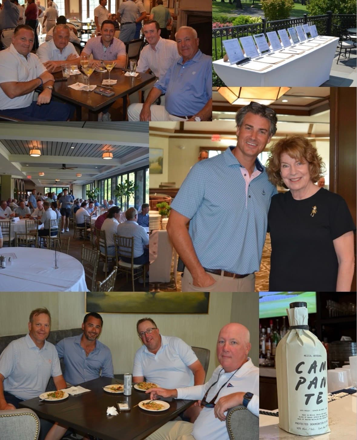 Dinner reception at Golf Gives