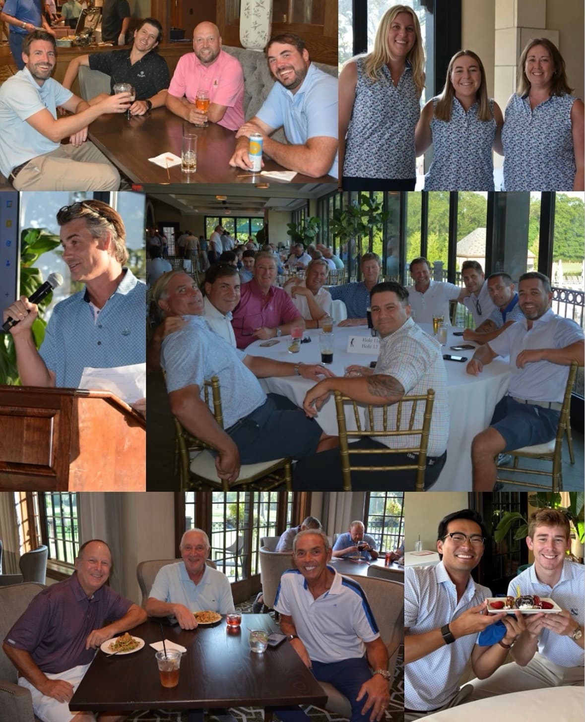 Community reception at Golf Gives