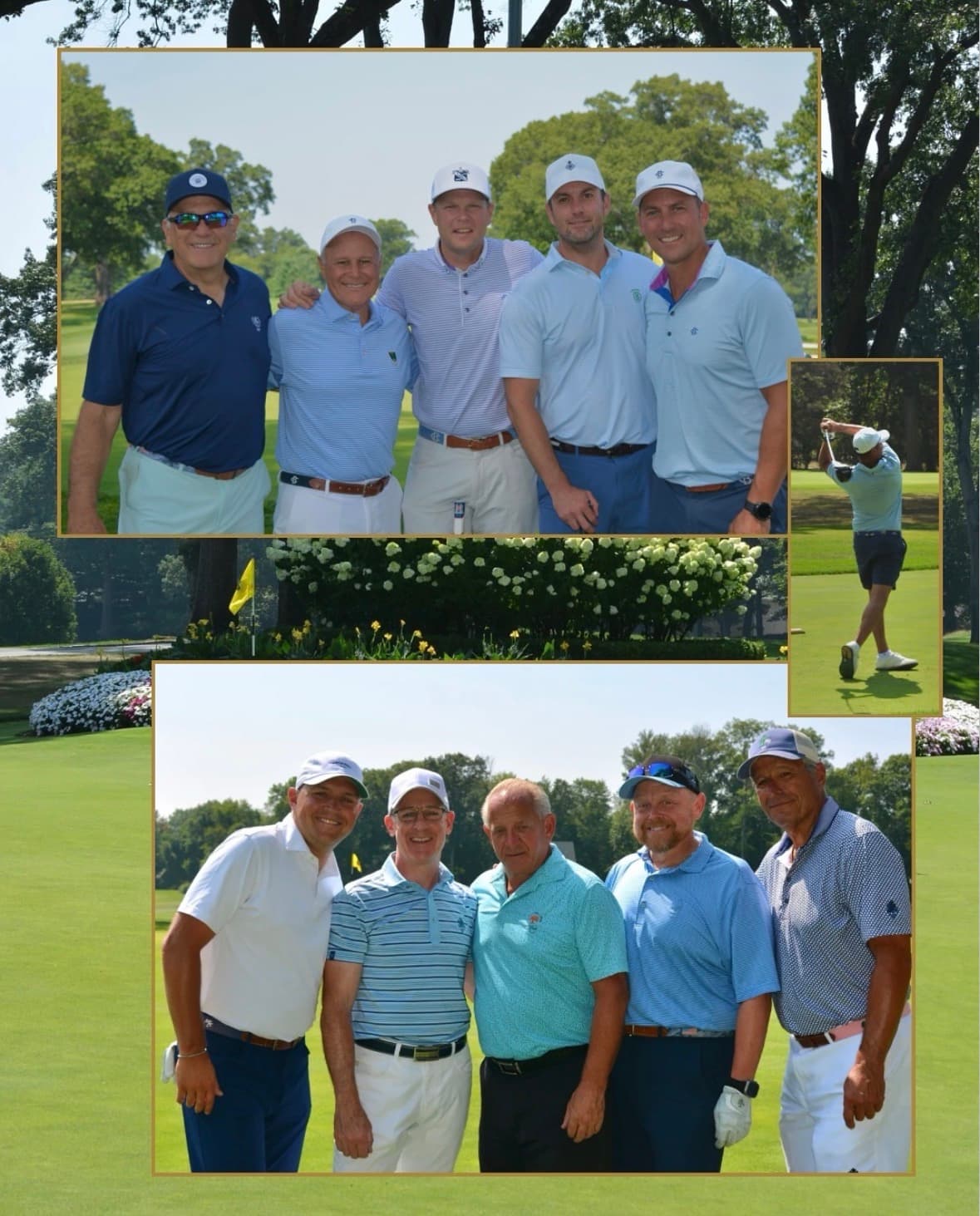 Pro-Am team photos at Ridgewood Country Club